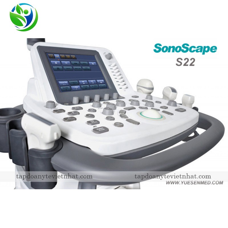 Bàn phím và màn hình của máy siêu âm SonoScape S22