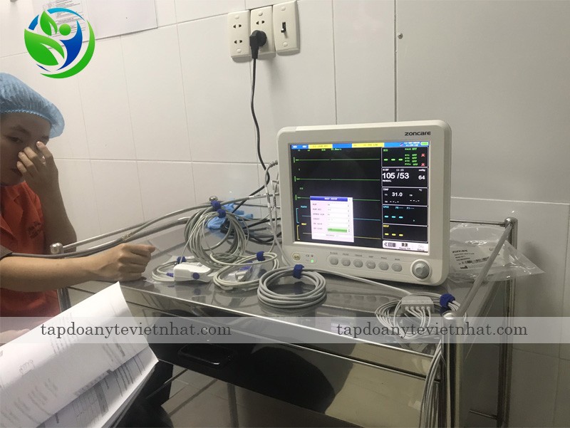 Vận hành monitor bệnh nhân Zoncare PM-7000D
