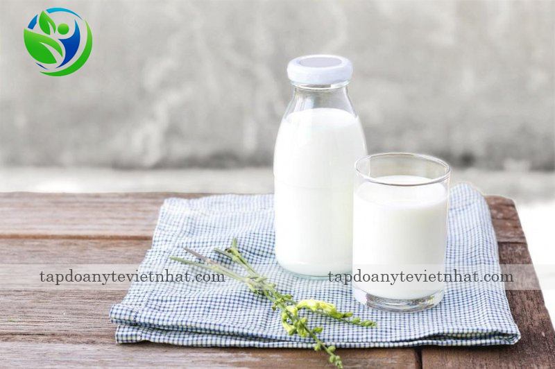 Sữa và các chế phẩm từ sữa cũng cần tránh