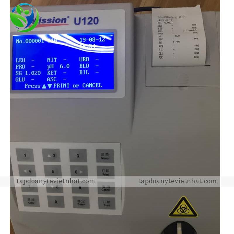 Ảnh sản phẩm phân tích nước tiểu ACON Mission U120
