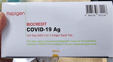 Test thử nhanh  COVID-19 BioCredit Rapigen Hàn Quốc. Tổng đại lý